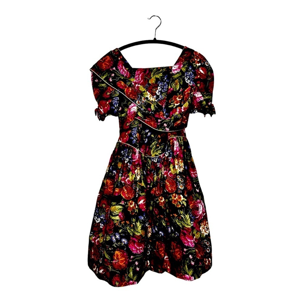 Vintage NICOLE Dorissa International Girl’s Dress w/petticoat. Size 12